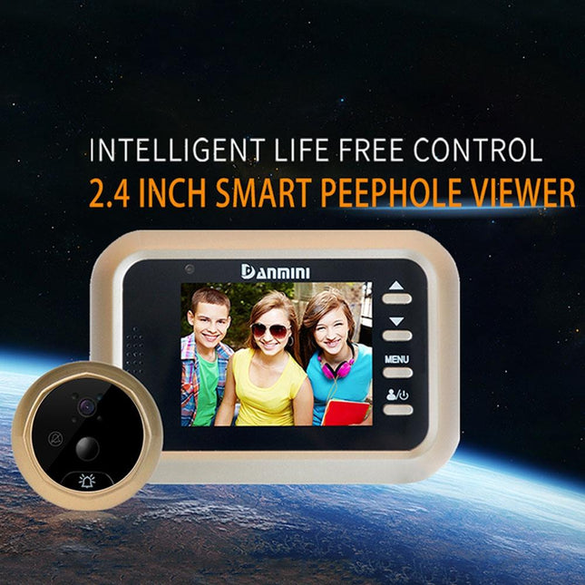 2.4 Colour Screen Security Camera With Night Vision & Motion Detection - Supports 32Gb Tf Card