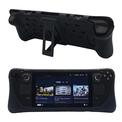 Steam Deck Silicone Case Set With Holder - Protect Your Console