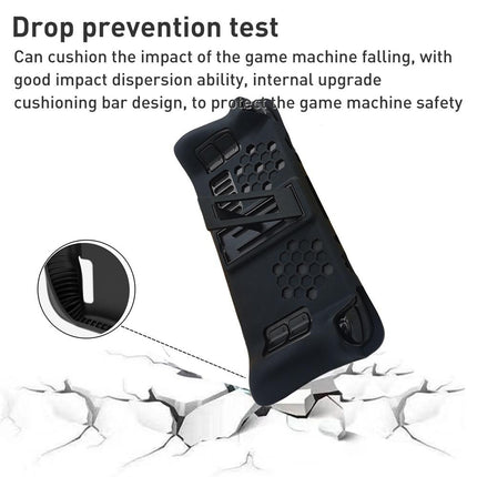 Steam Deck Silicone Case Set With Holder - Protect Your Console