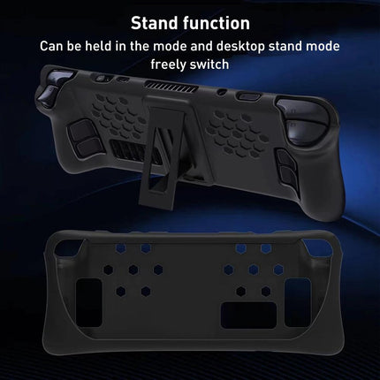 Steam Deck Silicone Case Set With Holder - Protect Your Console