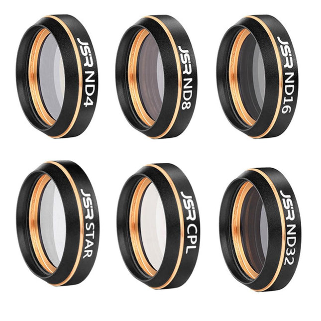 6-In-1 Hd Drone Lens Filter Kit For Dji Mavic Air - Star Effect Nd4 Nd8 Nd16 Nd32 Cpl