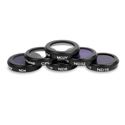 6-In-1 Lens Filter Kit For Dji Mavic 2 / Zoom - Hd Mcuv Cpl Nd Filters