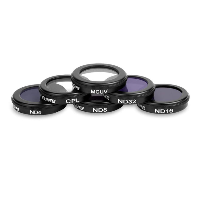 6-In-1 Lens Filter Kit For Dji Mavic 2 / Zoom - Hd Mcuv Cpl Nd Filters