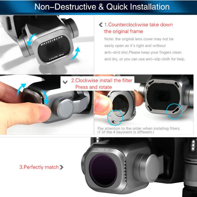 Nd Lens Filter Set For Dji Mavic 2 Pro