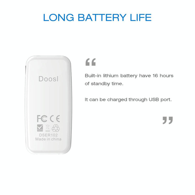 Wireless Music Receiver For Car With 3.5Mm Jack - Mini Bluetooth White