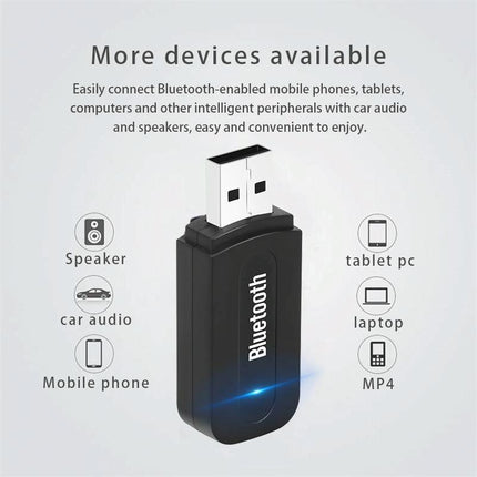 Portable Bluetooth Audio Adapter For M1 Player - Black