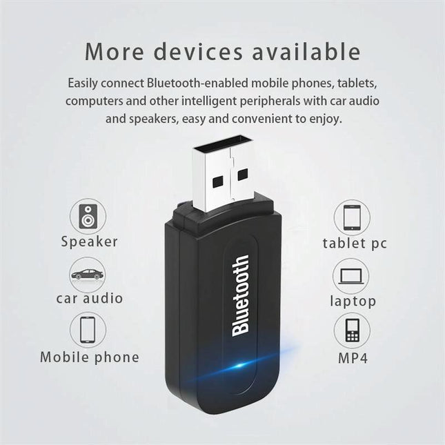 Portable Bluetooth Audio Adapter For M1 Player - Black