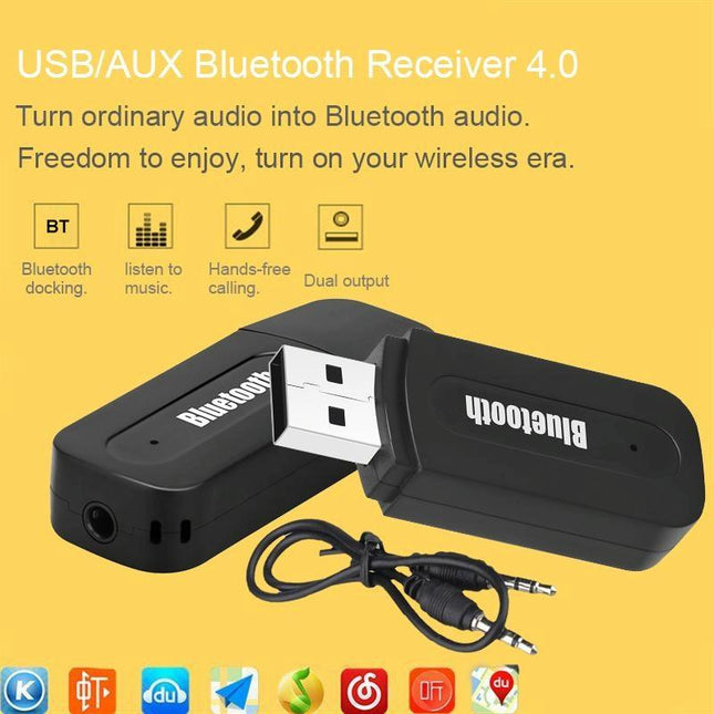 Portable Bluetooth Audio Adapter For M1 Player - Black