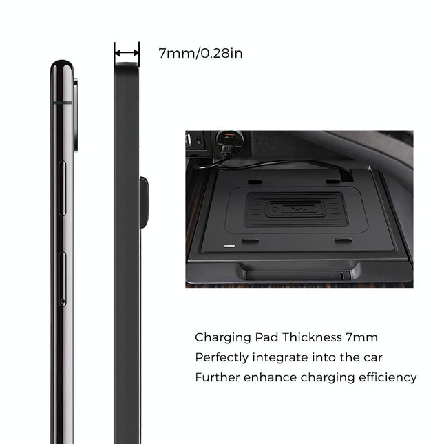 10W Wireless Charger For 2018-2021 Toyota Camry - Qi Standard