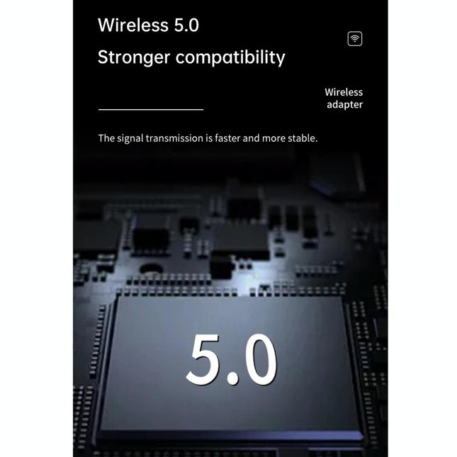 Lcd Bluetooth 5.0 Adapter Receiver / Transmitter - Black