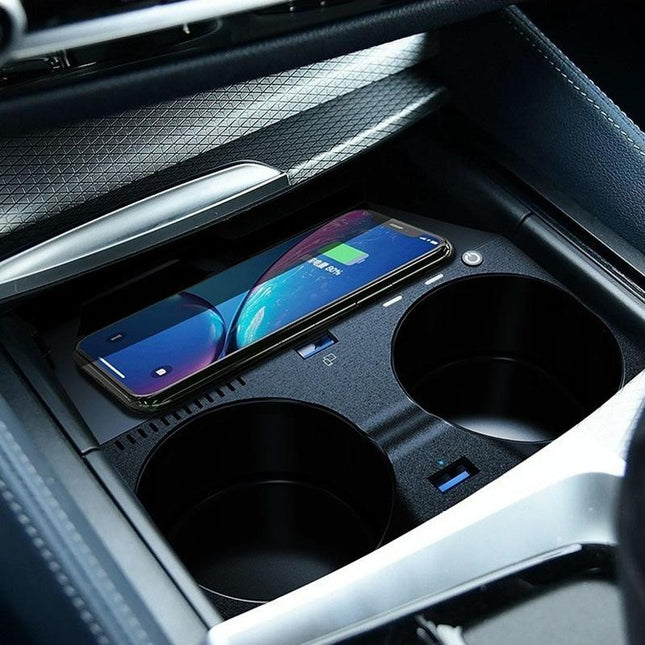 Wireless Charger For Bmw M5 2018-2021 - 10W Qi Standard Quick Charging