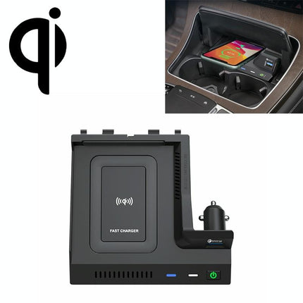 Wireless Charger For Mercedes-Benz C Class - 10W Qi Standard Quick Charge - 2015-2021