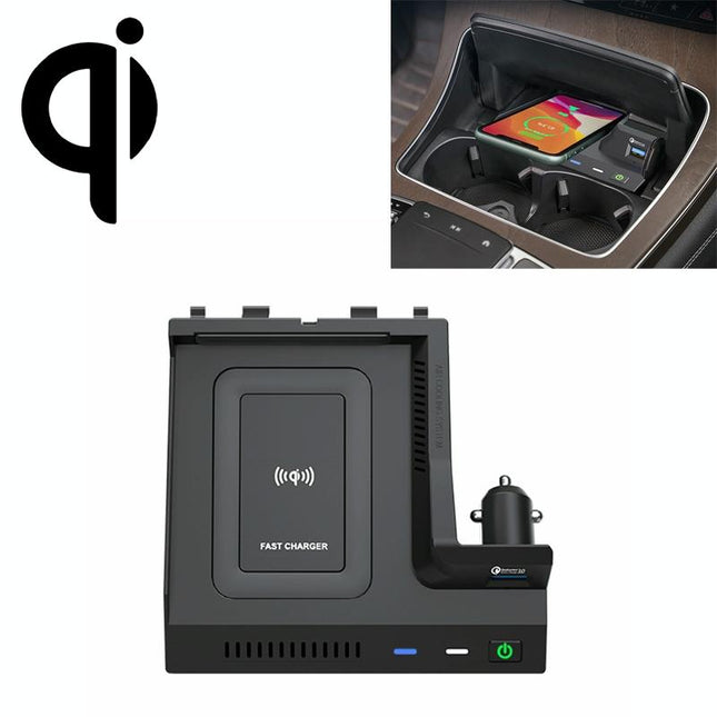 Wireless Charger For Mercedes-Benz C Class - 10W Qi Standard Quick Charge - 2015-2021