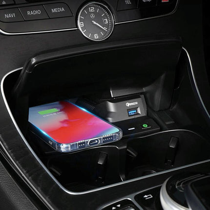Wireless Charger For Mercedes-Benz C Class - 10W Qi Standard Quick Charge - 2015-2021