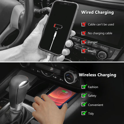 10W Wireless Charger For Mazda Cx-5 2017-2020 - Qi Standard