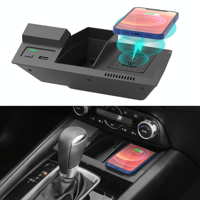 10W Wireless Charger For Mazda Cx-5 2017-2020 - Qi Standard
