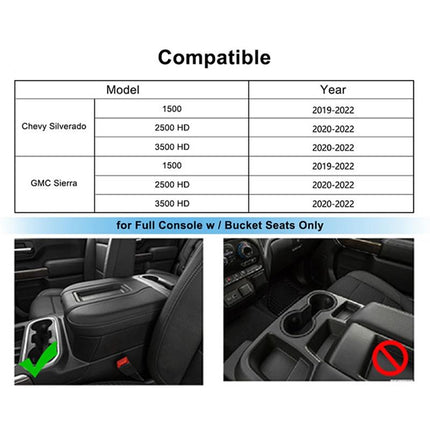 15W Wireless Charger For Chevrolet Silverado 2019-2022 - Qi Standard