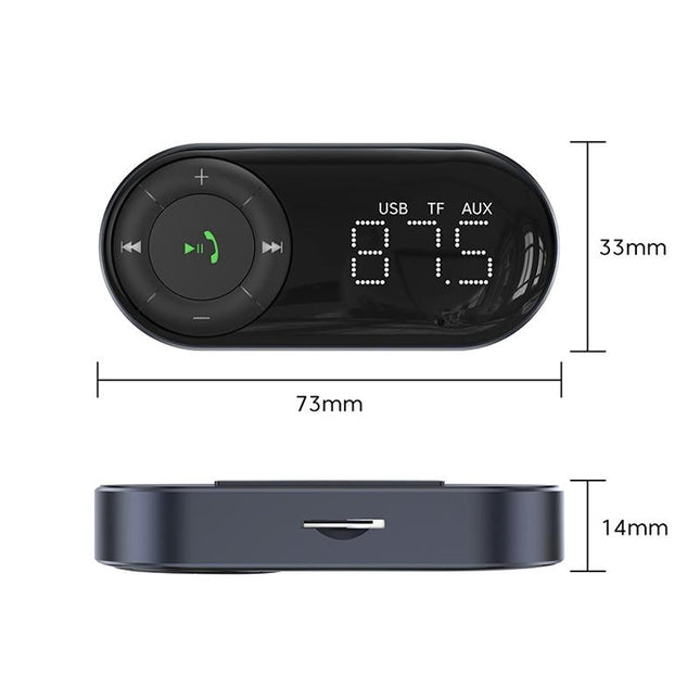 Wireless Car Bluetooth 5.2 Audio Receiver With Hands-Free Calling