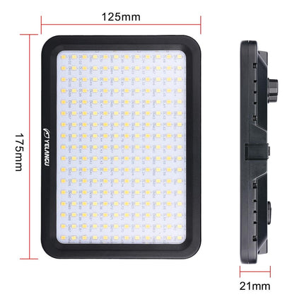 Dimmable Studio Light For Dslr Cameras - 204 Leds 1000Lm 3300-5600K