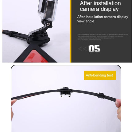 360 Degree Selfie Mount For Action Cameras With Flex Clamp