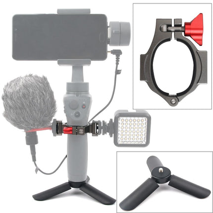 Compact Tripod Mount For Dji Mobile 2 With Flashlight Extension