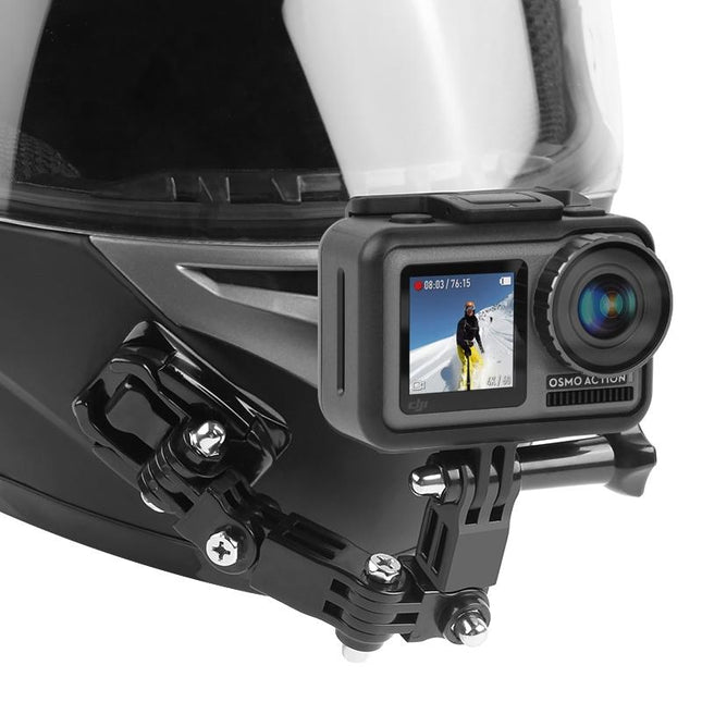 Multi-Joint Helmet Mount Set For Action Cameras