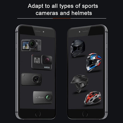 Multi-Joint Helmet Mount Set For Action Cameras