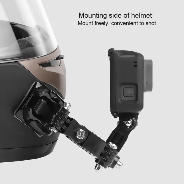 Multi-Joint Helmet Mount Set For Action Cameras