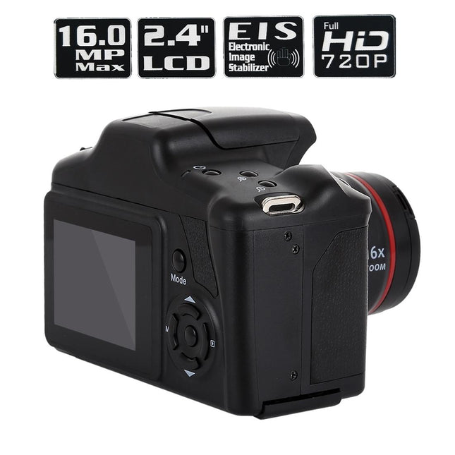 Hd Dv Slr Camera With 1.3Mp 2.4 Lcd 720P Recording And Eis