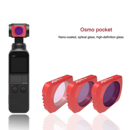 3-In-1 Hd Slim Lens Filter For Dji Pocket - Cpl Nd8 And Nd16