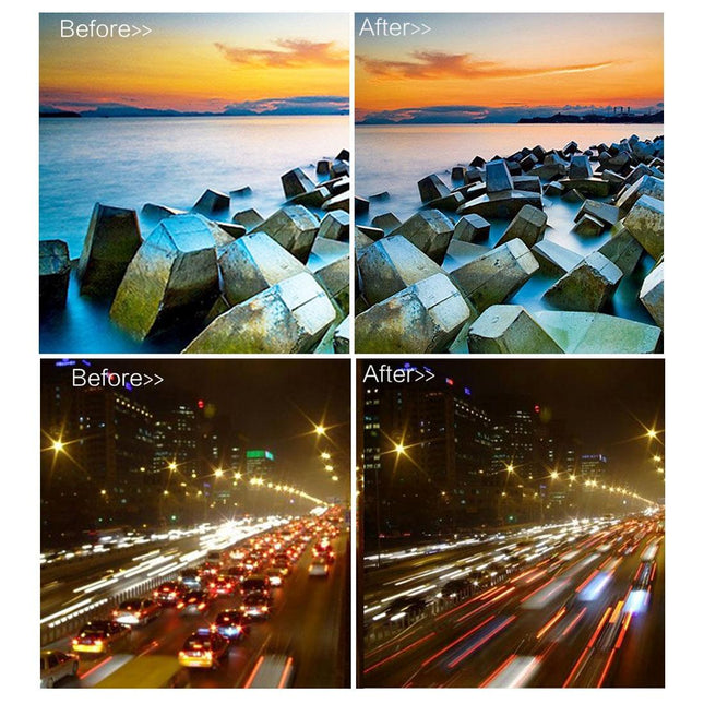 58Mm Nd Filter Kit For Gopro Xiaomi Yi And Sjcam Action Cameras