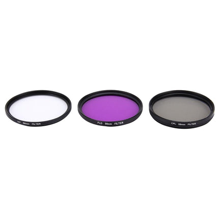 58Mm Professional Lens Filter For Gopro And Xiaomi Yi Sport Camera - Cpl Uv Fld