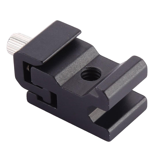 Metal Flash Stand Bracket With Cold Shoe Lamp Head