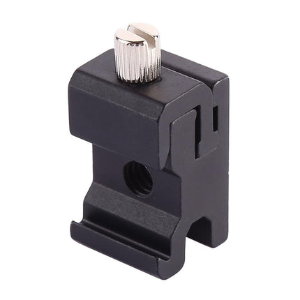 Metal Flash Stand Bracket With Cold Shoe Lamp Head