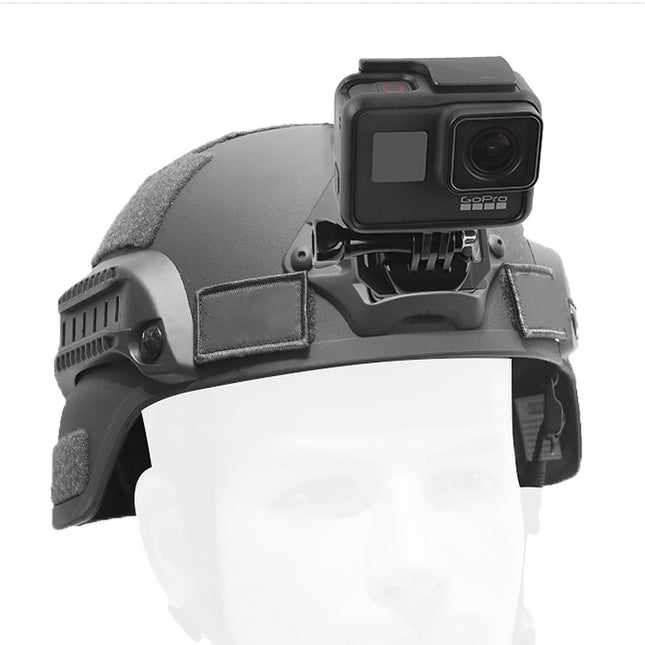 Aluminium Alloy Helmet Selfie Stand For Gopro And Xiaoyi Sports Camera