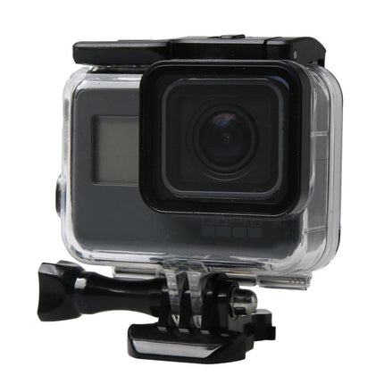 60M Waterproof Diving Case For Gopro Hero6 / 5 With Touch Screen Back Door And Filter Buckle