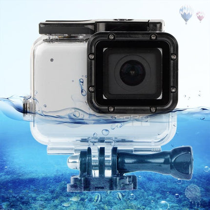 Waterproof Touch Back Cover For Gopro Hero7 - White / Silver