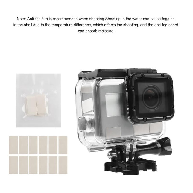 Waterproof Touch Back Cover For Gopro Hero7 - White / Silver