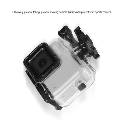 Waterproof Touch Back Cover For Gopro Hero7 - White / Silver