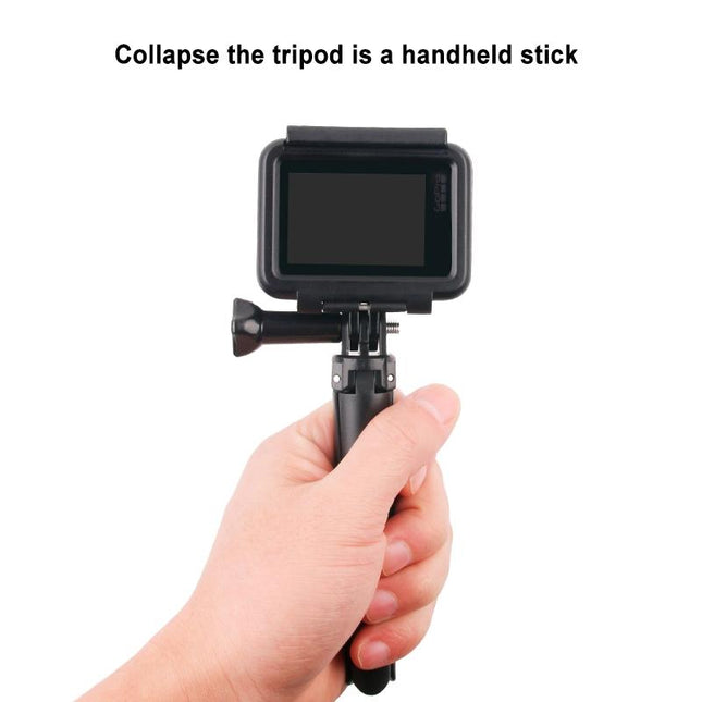 Universal Tripod Bracket For Action Cameras And Phones 4-6.8 Inches