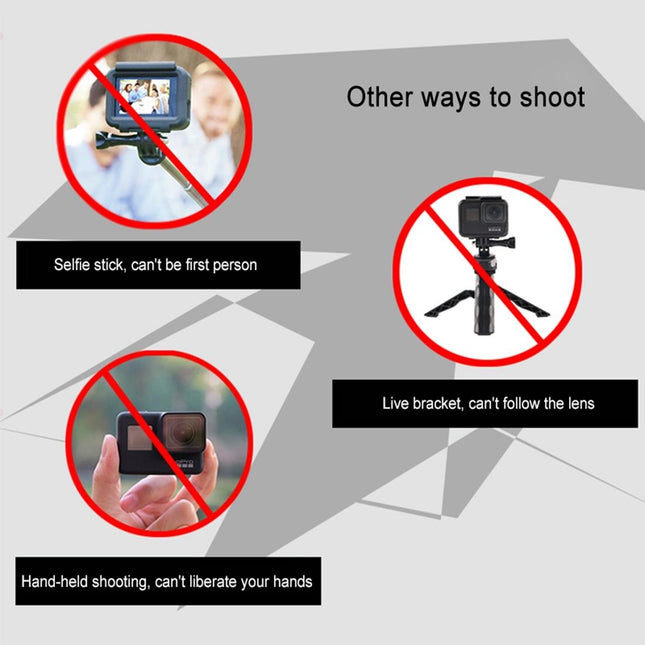 Fixed Neck Shooting Bracket For Gopro Hero12 Camera