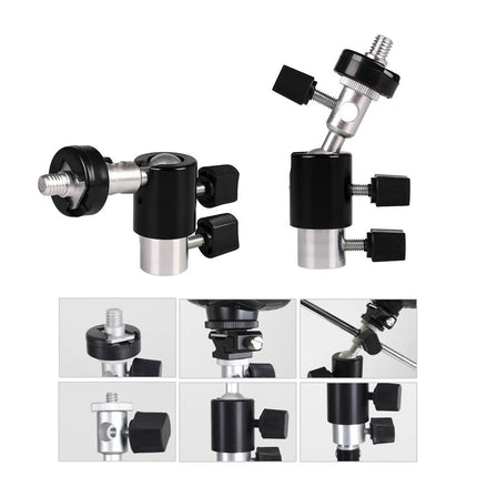 Multifunctional Flash Light Stand Umbrella Bracket - Max Load 2Kg