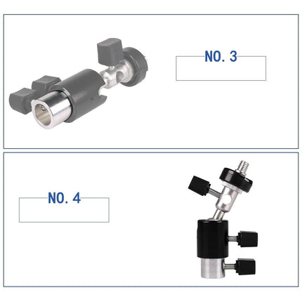 Multifunctional Flash Light Stand Umbrella Bracket - Max Load 2Kg