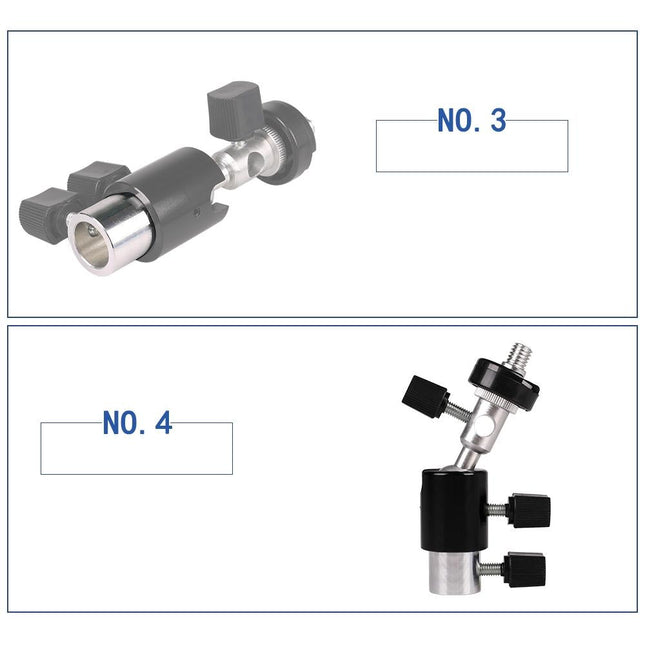 Multifunctional Flash Light Stand Umbrella Bracket - Max Load 2Kg