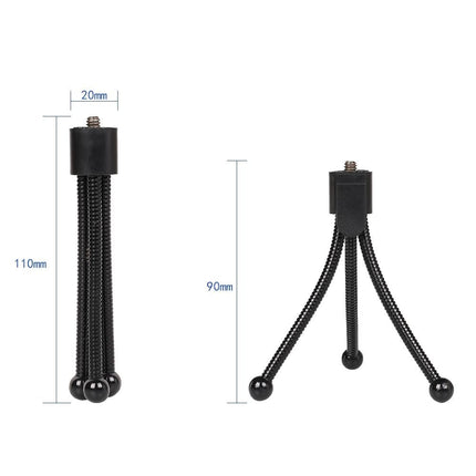 Metal Desktop Tripod Mount - Max Load 0.6Kg - Unc1 / 4 Screw Interface