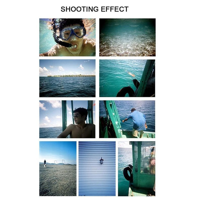 Retro Film Camera For Kids - Waterproof 5M - Flowers Pattern