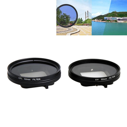 Professional 52Mm Lens Filter Set For Gopro Hero5 With Protective Caps And Hex Spanner