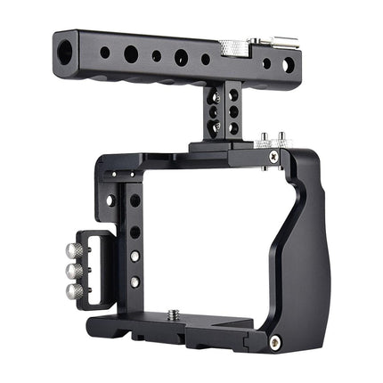Sony A6000 / A6300 / A6500 / A6400 Camera Cage Stabilizer With Handle - Black