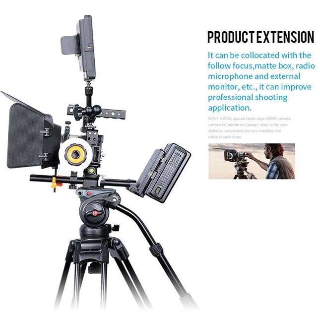 Sony A6000 / A6300 / A6500 / A6400 Camera Stabilizer Cage - Black