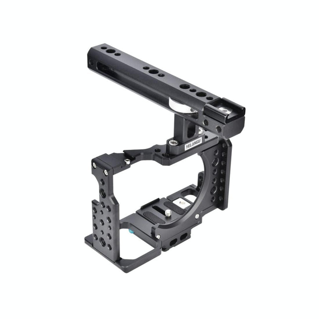 Handle Video Camera Cage Stabilizer For Sony A7K / A72 / A73 / A7S2 / A7R3 / A7R2 / A7X Black
